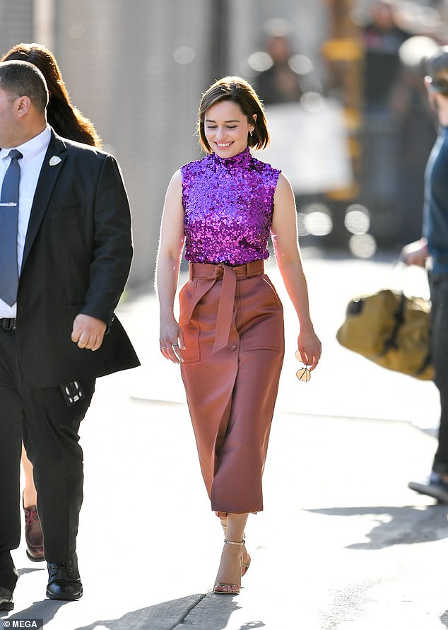 Martin Grant - Emilia Clarke, Jimmy Kimmel Live, Los Angeles, US 