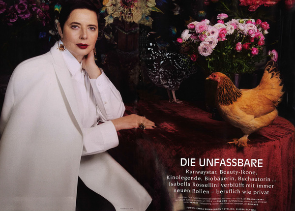 Martin Grant - Isabella Rossellini, VOGUE GERMANY 